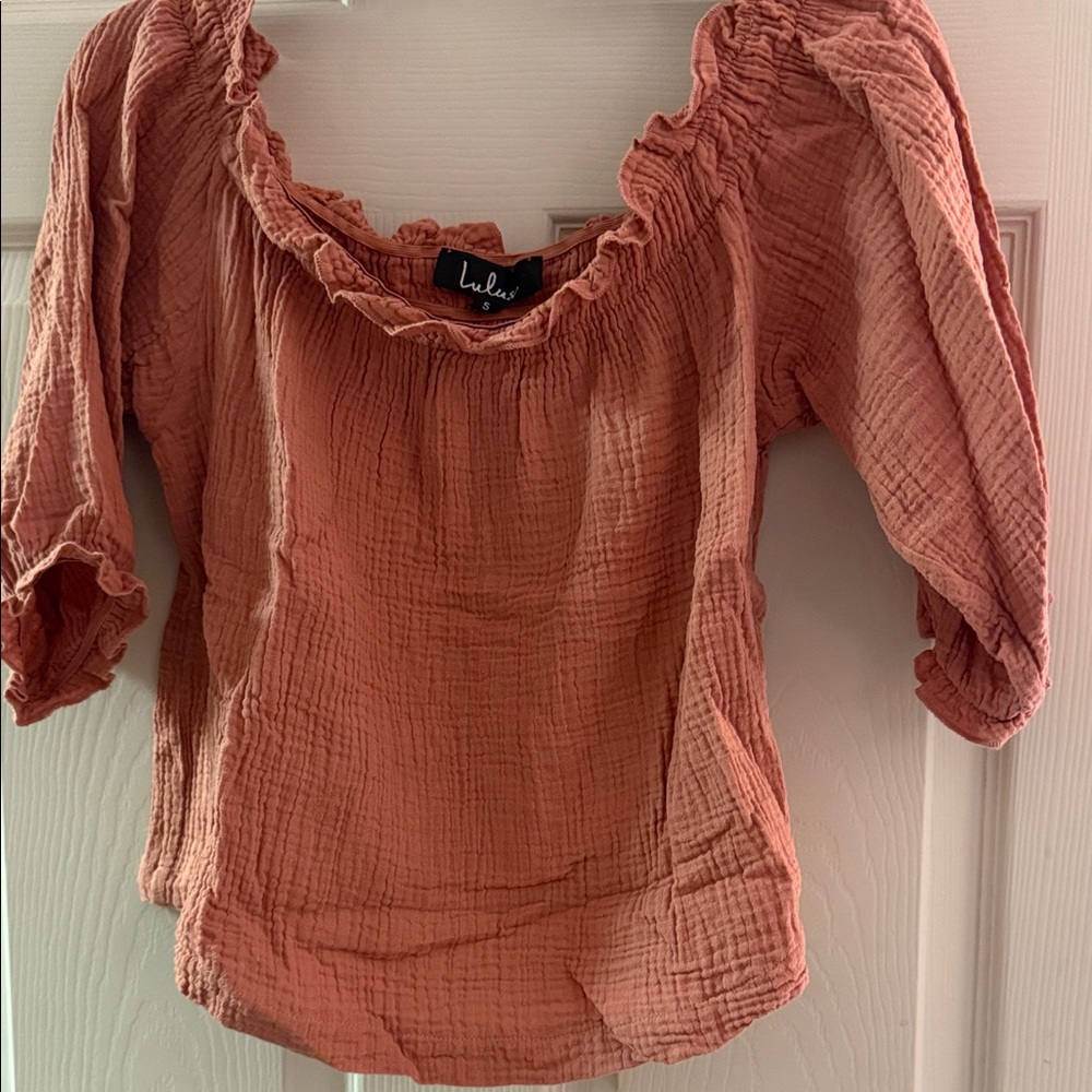 Lulu's Women's Ruffled Top